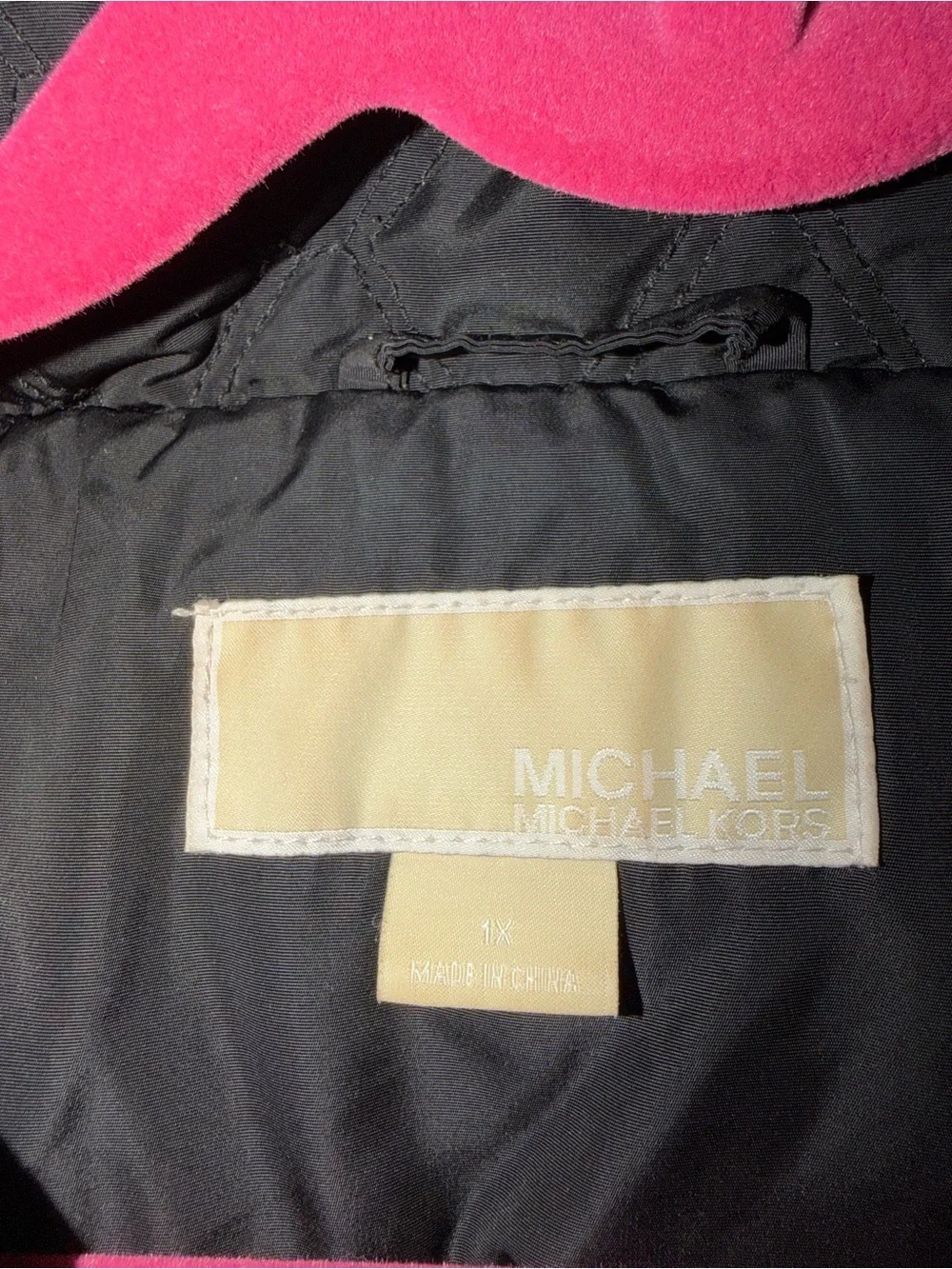 Michael Kors Black Jacket with Gold Size 1X - Picture 4 of 8